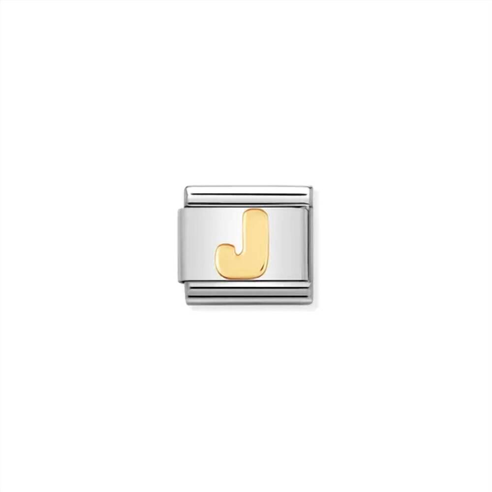 NEW NOMINATION unisex letters links bracelet in j
